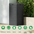 31-Gallon Outdoor Trash Can, a Concealed Trash Can with a Lid and Drip Tray, Made of Easy-To-Clean Resin, Suitable for Home and Garden Use, Black