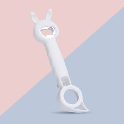 1PCS 4 in 1 Beer Bottle Opener Multi-Purpose Beverage Jar Can Bottle Opener Plastic Corkscrew Dining Bar Gadgets Kitchen Tool