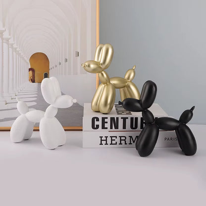 Mat Balloon Dog Nordic Figurine Animals Statue Sculpture Cake Art Electroplating Small Antiskid Decorations Living Dessert Party
